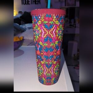 Starbucks Colorful Textured Tumbler with Straw